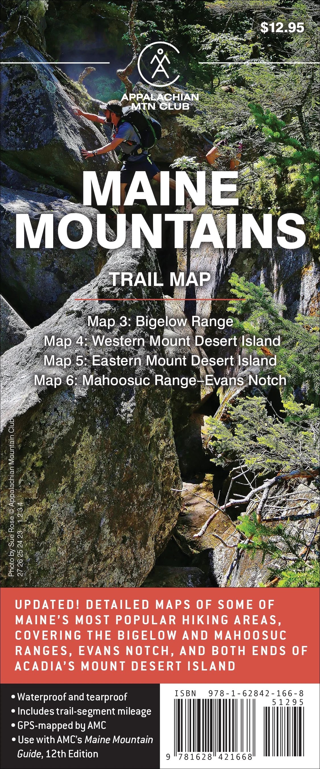 AMC Maine Mountains Trail Map: Maps 3-6